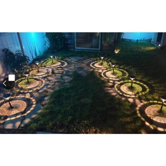 Bright Solar Pathway Lights 8 Pack, Color Changing+Warm White LED Path - Picture 2 of 4